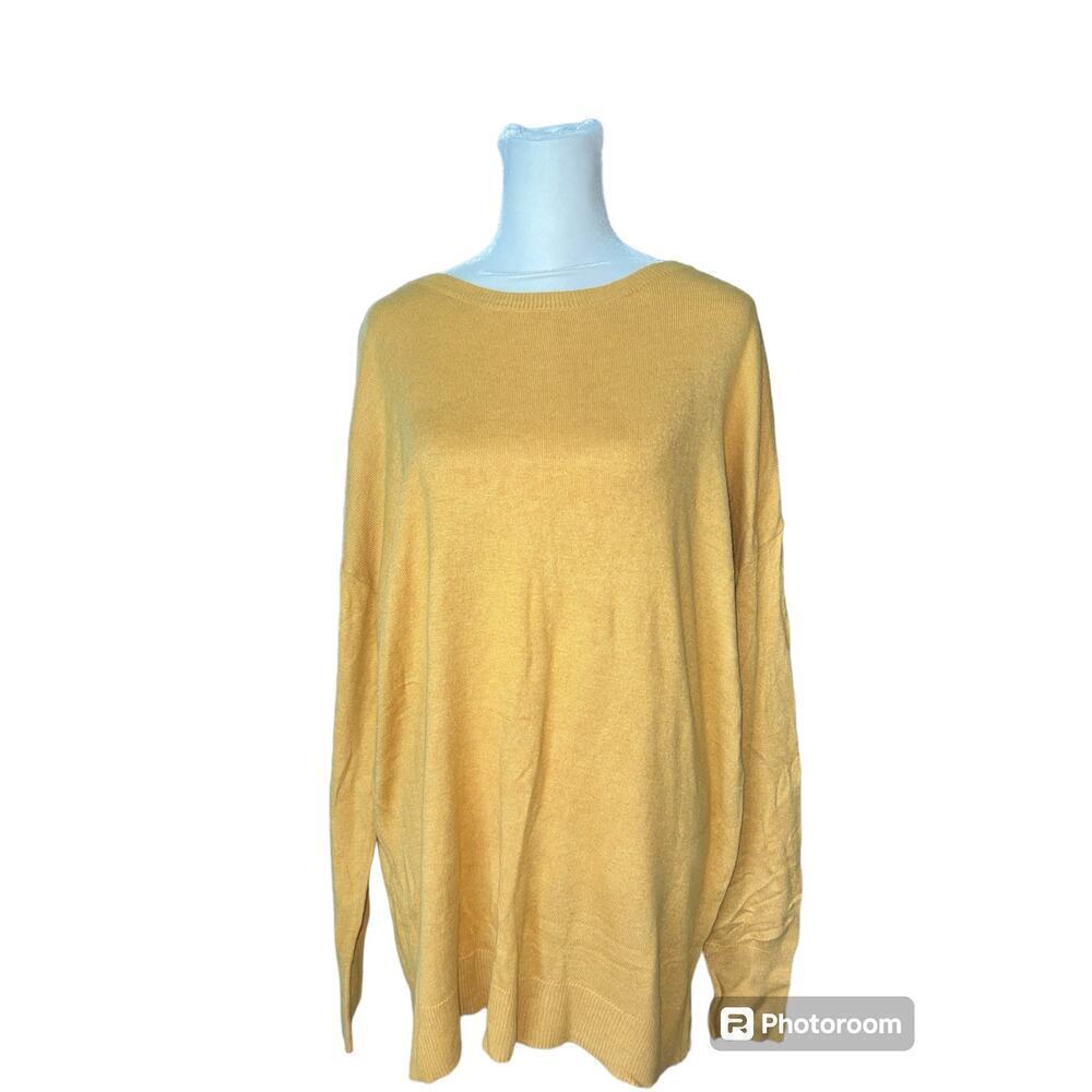 a new‎ day Yellow Crew Neck Soft Sweater Size XXL